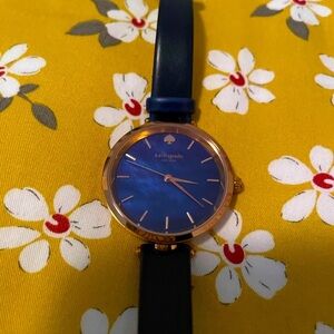 Kate Spade ladies watch, new condition, navy dial & strap